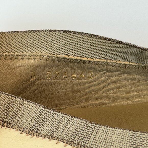 Chanel Beige Leather & Suede Flat Ballet Slippers, Size 40 EU - Picture 9 of 14